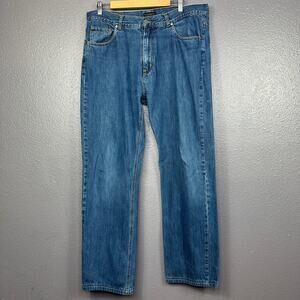 Canali Sportswear Jeans Men's 54 Size 38x32 Straight Leg Blue